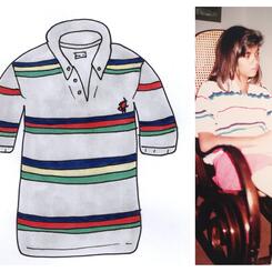 short-sleeve, stripped Polo