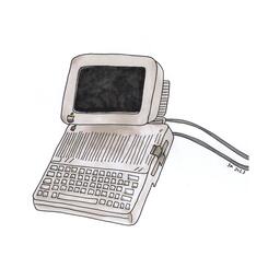 Apple IIc, my first computer