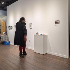 Teeny Tiny BOLD exhibit, Rountree Gallery, Platteville, WI. Nov 2025 - Jan 2026
