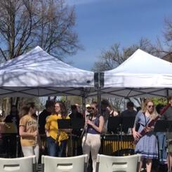 Performing In C with students at the University of Idaho