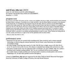 Inside of the score to and if not, why not