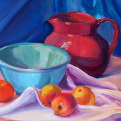Blue Bowl, Red Pitcher