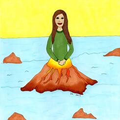 volcano girl
