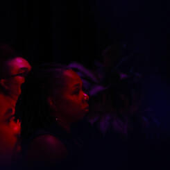 Black Skin in Rose & Violet