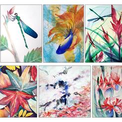 Pieces of nature - plants and creatures