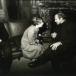 Woman and Two Preist