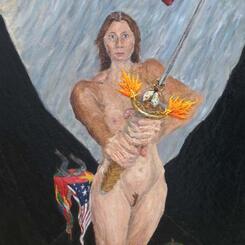 2.  (Andrei Trach)  Power Struggle  (1 of 3)  92x46  oil (1).jpg