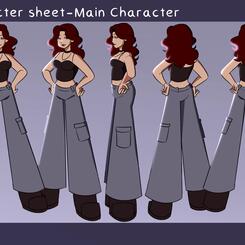 character turn around