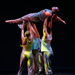 Dancer mid-show
