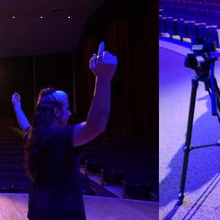 Boxemics / Proxemics, Movement II (Improvisational Dance): Shodekeh & TU Dance Alumni Abby Magalee for TU Innovator in Residence by Towson University, 2021.