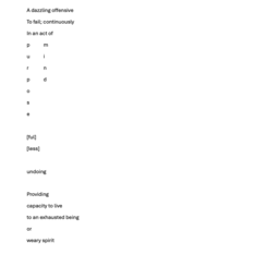 Redacted Daydream III (translation)