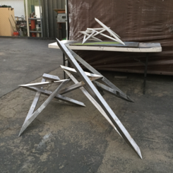 Untitled #6 (Maquette and scaled up version in progress)