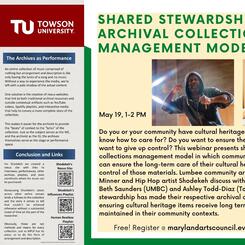 Living Archive Capsule II (Provenance Methods): Let Me Clear My Throat: How A Beatboxer Found His Flow In The Archives by John Esh & Allison Fischbach for the Mid-Atlantic Regional Archives Conference & Shared Stewardship with the MSAC, 2021.