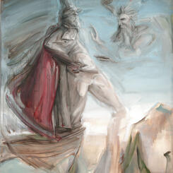 Study for the Capitol Rotunda (Panel 1 - Pilgrims)