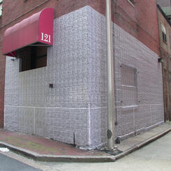 Backyard installed on the back of Current Gallery