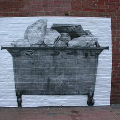Wheeled dumpster