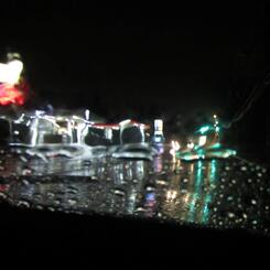 gas station distortion