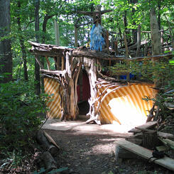 Forest House- the main entrance