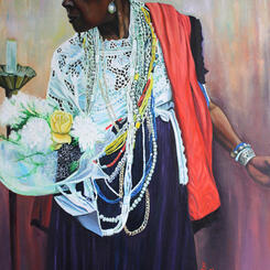 Priestess with Red Sash 1