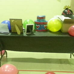 Birthday presents and gifts.