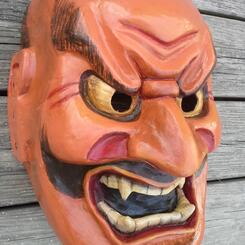 Shikami mask for Madame Butterfly, at Lyric Opera of Baltimore