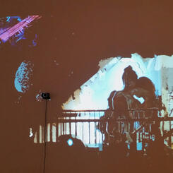 “enjoying a little mother/daughter time at the @a2artcenter.”