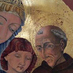 Study of Madonna and Child with Saints and Angels by Matteo di Giovanni at the Walters Art Museum