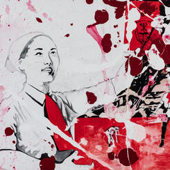 Dream Sequence: Hot Pink Drip Painting 04