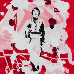 Dream Sequence: Hot Pink Drip Painting 01