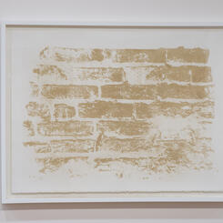 Untitled Study in Brick and Mortar (Foundation Turned Sand)