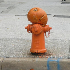 pumpkin head hydrant 
