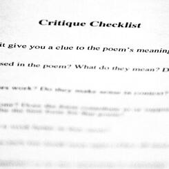 Critique Checklist