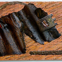 3D Metal Collage 46 – RoofTop View 3
