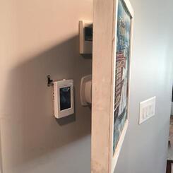 Utilitarian Domino wall cover