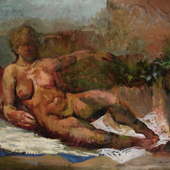Reclining woman