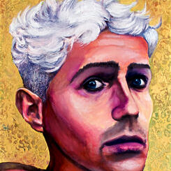 Portrait of Myself as a Young Man With Eyeliner and Shimmer Lights