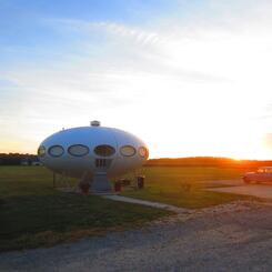 sunset landing strip