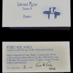 Internet Meme, Volume 4: Badgers