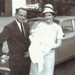 Dad, Mom, me