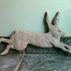 Rabbit Wall Plaque