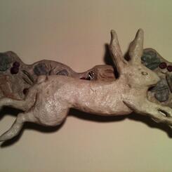 Rabbit Wall Plaque