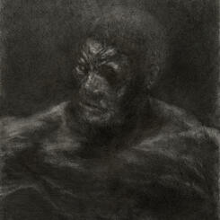 Page (Boxer) from “Invisible Champion: Jack Johnson Artist's Book