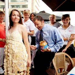 Buttering Her Up - Cracker Dress at the Harbor 