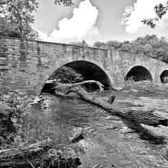Claggett's Mill Bridge - 1840
