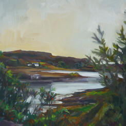 Cottage Through Leaves