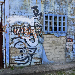 it's all blue--some stripes though