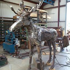 Nearly finished moose