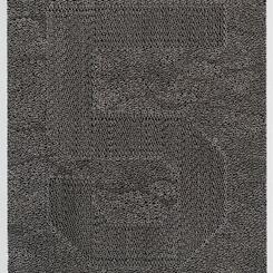 Detail of Numerals on Black