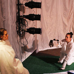 Jenna Rossman and Cricket Arrison