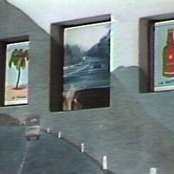 Driving in Mexico paintings, 1986